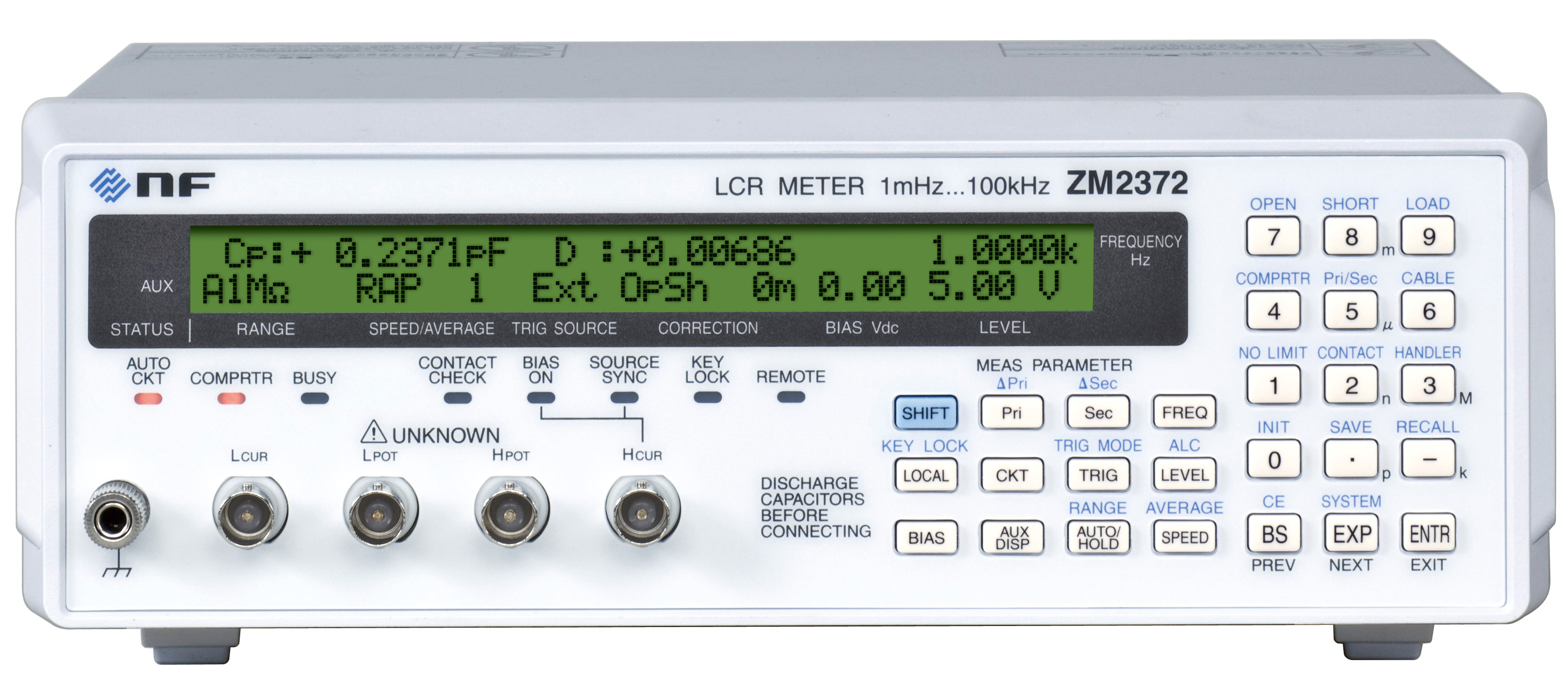 エヌエフ回路設計ブロック LCRメータ ZM2371 / ZM2372 / ZM2376